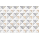 Киото 7Д треугольники декор плитка настенная 275х400