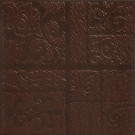 Каир 4Д коричневая рельеф. плитка клинкерная 298х298