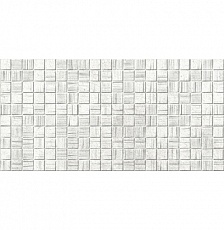 Мегаполис светло-серая мозаика плитка настенная 250х500