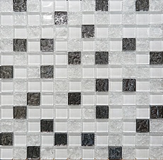 Mosaic Glass White MGW00 декор 300х300