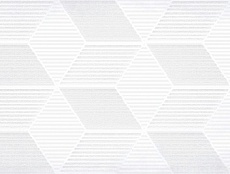 Парижанка белый гексагон 1664-0184 декор 200х600
