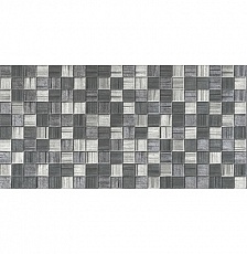 Мегаполис темно-серая мозаика плитка настенная 250х500