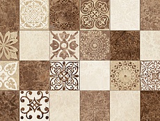 Libra коричневая мозаика 17-30-11-486 плитка настенная 200х600