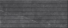Fiori серая рельеф 04 плитка настенная 250х600