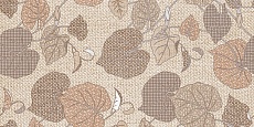 Пене коричневая листья 10-01-15-1013 плитка настенная 250х500